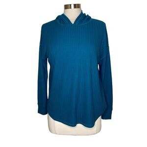 Chaser Thermal Hoodie Waffle Knit Pullover Sweatshirt Women’s Size Small